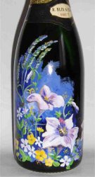 Bouteille fleurs